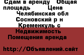 Сдам в аренду › Общая площадь ­ 70 › Цена ­ 10 000 - Челябинская обл., Сосновский р-н, Кременкуль с. Недвижимость » Помещения аренда   